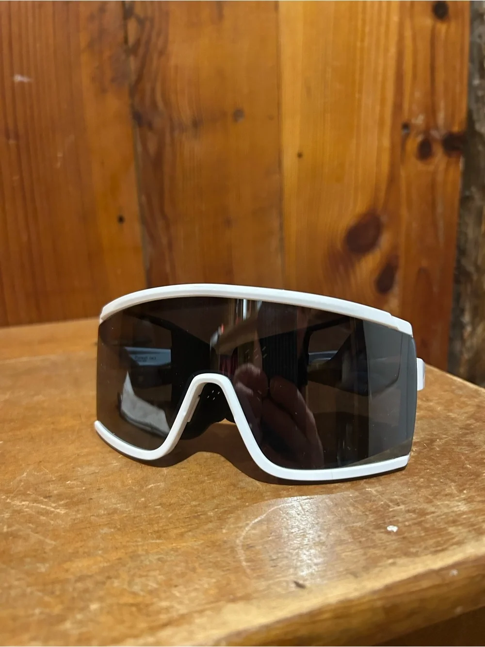 SMITH White and Black Shift Pursuit Glasses with Case and Strap